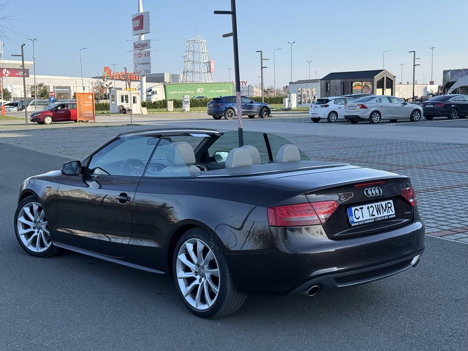 Audi A5•Cabrio•3.0 Tdi 245Cp•E5•Rate La Parc •S Line•Finantare