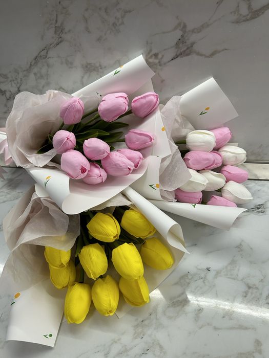 Букеты из мыльных роз