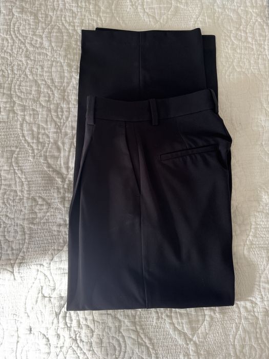 Черен елегантен дамски панталон HM