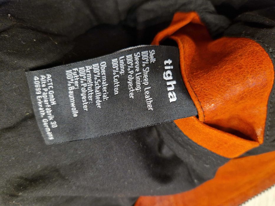 Geaca barbati Tigha, piele naturala, S