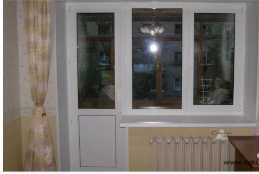 Пластиковые окна и балкон под ключ .