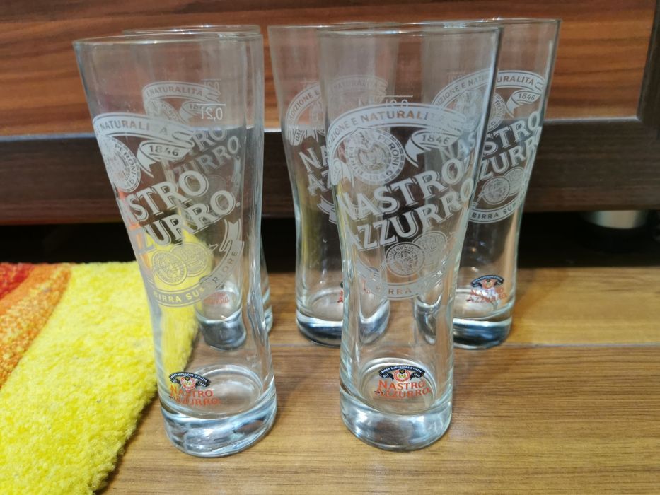 Set 5 pahare Peroni de colectie