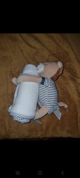 Leu cu paturica alba pufoasa OKAIDI