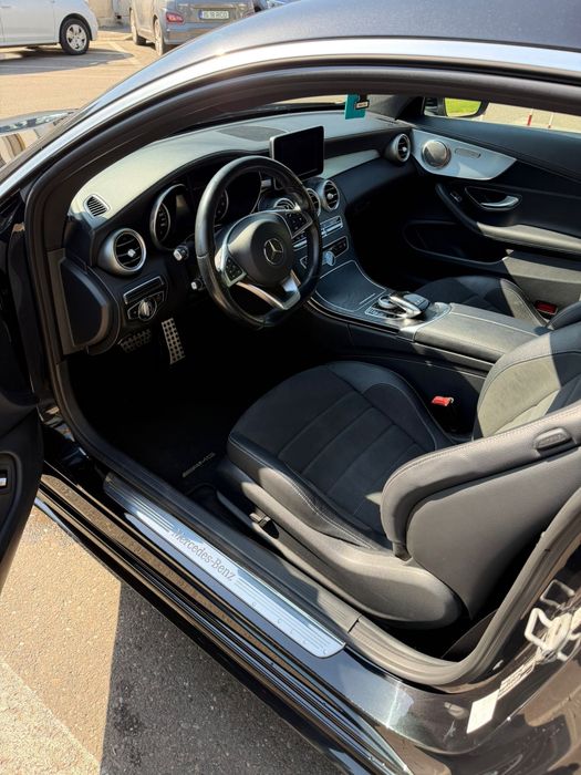 Mercedes-Benz C180 AMG Coupe | 1.6 Benzină 156 CP | Automat | Burmester | 80.000 km | 2 seturi jante