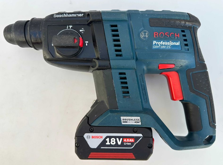 BOSCH GBH 18V-21 - Акумулаторен безчетков перфоратор 2x18V 4.0Ah