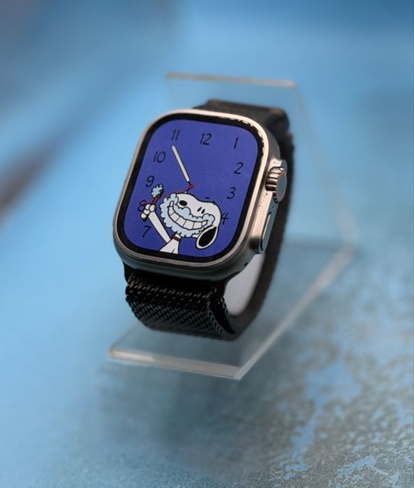 Смарт часовник Apple Watch Ultra 1st Gen GPS + Cellular 49mm Titanium – Black Milanese Strap