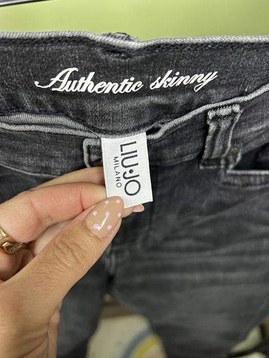 Дънки Liu jo в графитен цвят