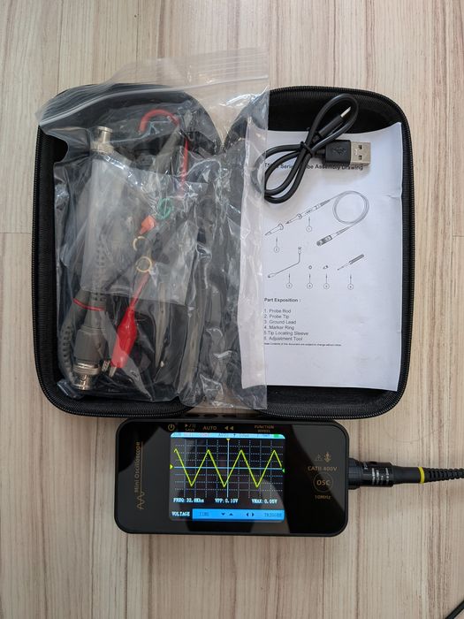 BSIDE OT3 Мини Дигитален Осцилоскоп/Тестер 10MHz 48MSa/s