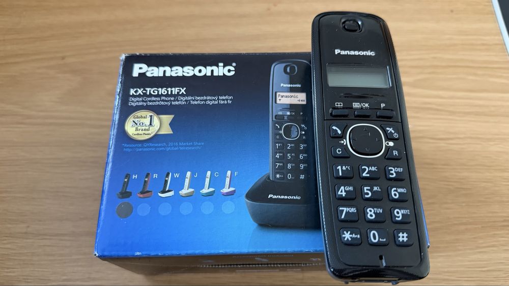 Telefon fix PANASONIC KX-TG1611FX negru