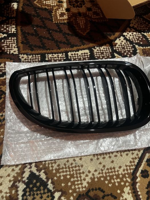 Grile fata duble negre bmw e60,e61  e46 facelift