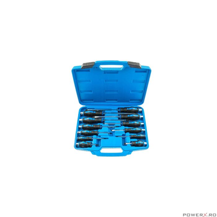 Set surubelnite mecanice, 12 piese, plate, chrome vanadium, Satra