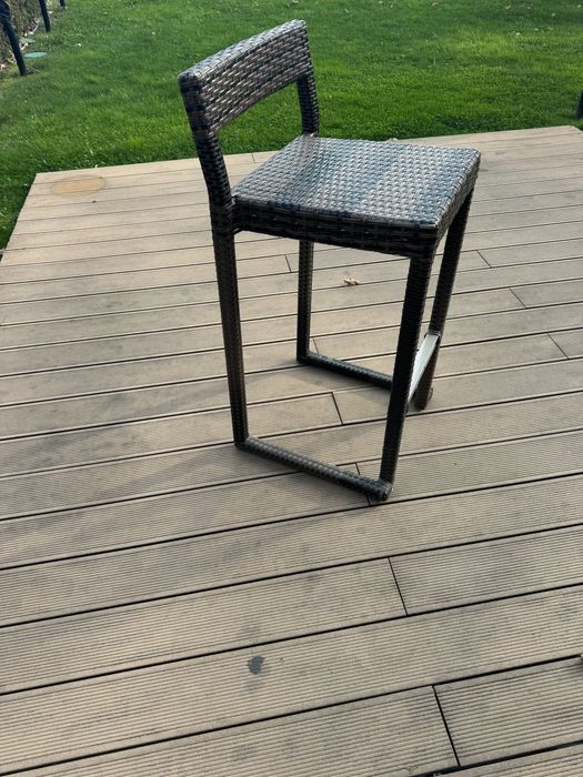 Бар стол от ратан