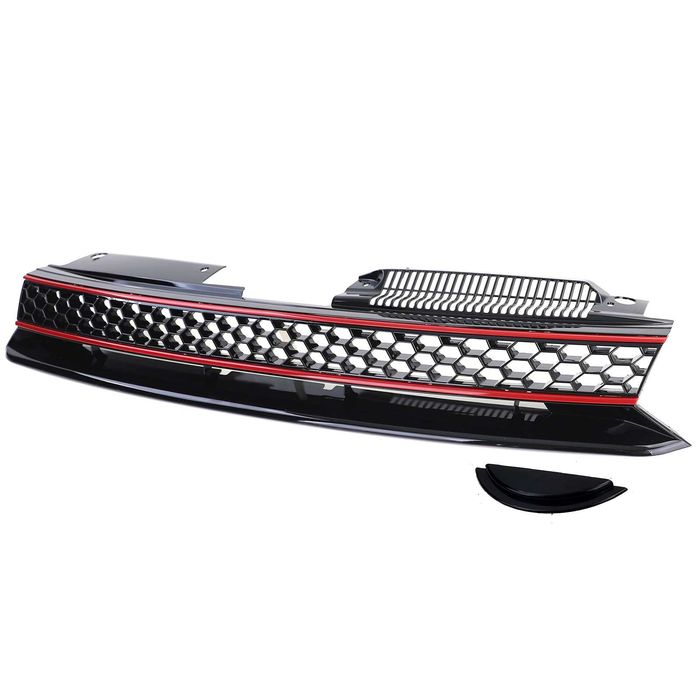 Решетка без емблема VW Golf 6 GTI пчелна пита черна Голф 6 Спортна