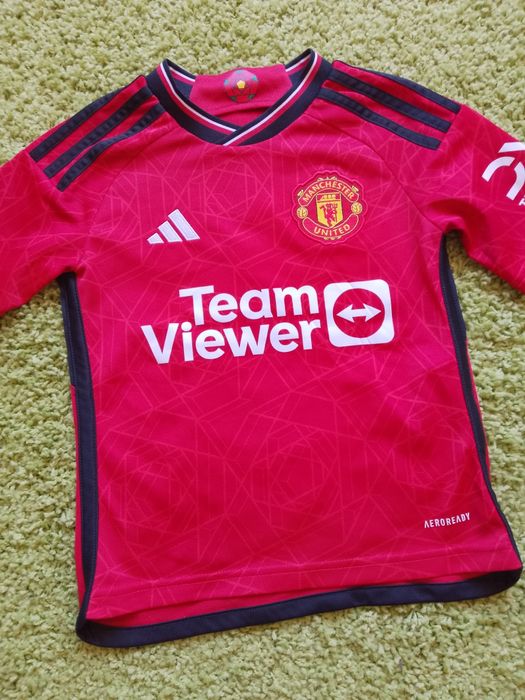 Tricou Fotbal Copii Manchester United #17 Garnacho