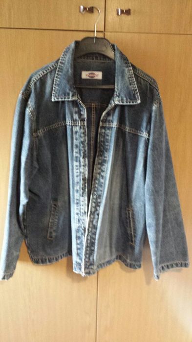 Синьо дънково яке