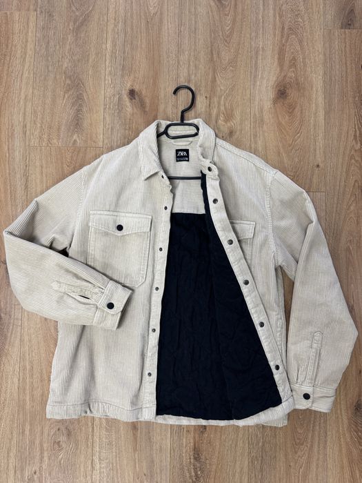 Geaca eleganta de primavara ZARA beige/ crem