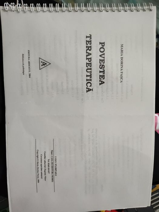Povestea terapeutica Maria Dorina Pasca