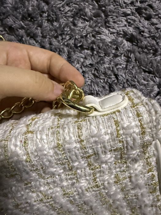 Guess сумочка твидовая