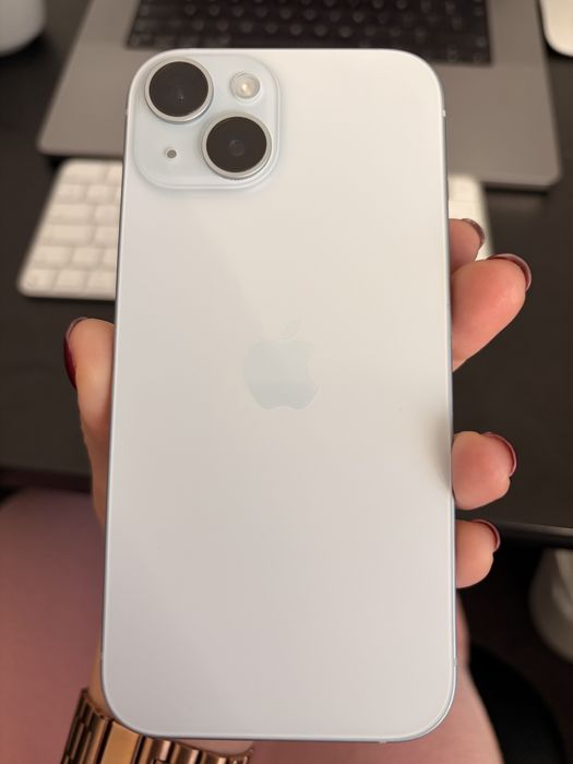 Iphone 15 128GB blue, fara defecte, 87% baterie