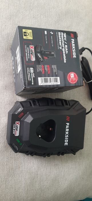 Set incarcator 6Ah acumulator 5Ah 12v parkside