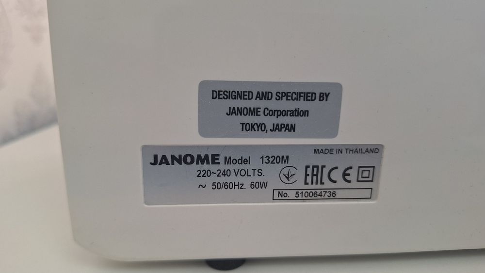 Janome tikuv mashinasi, Janome швейная машина