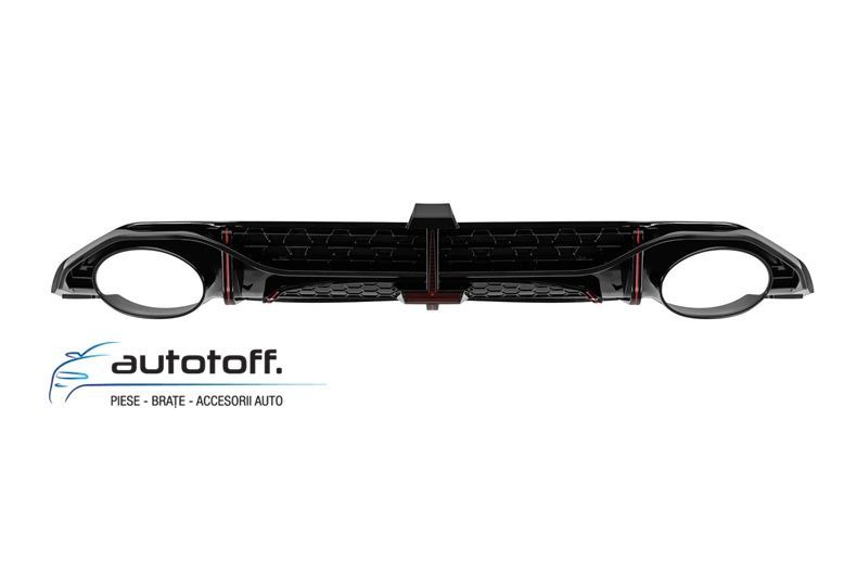 Difuzor bara spate compatibil cu Audi A3 8Y (2020+) RS3 Design