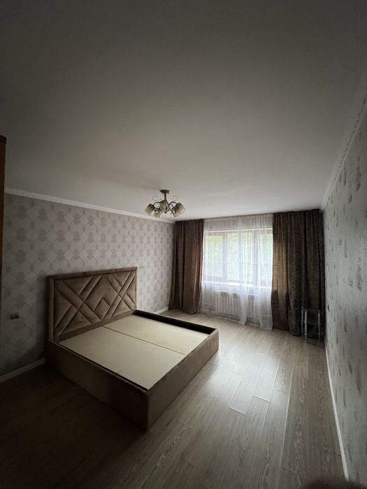 Коричнивый спальный диван