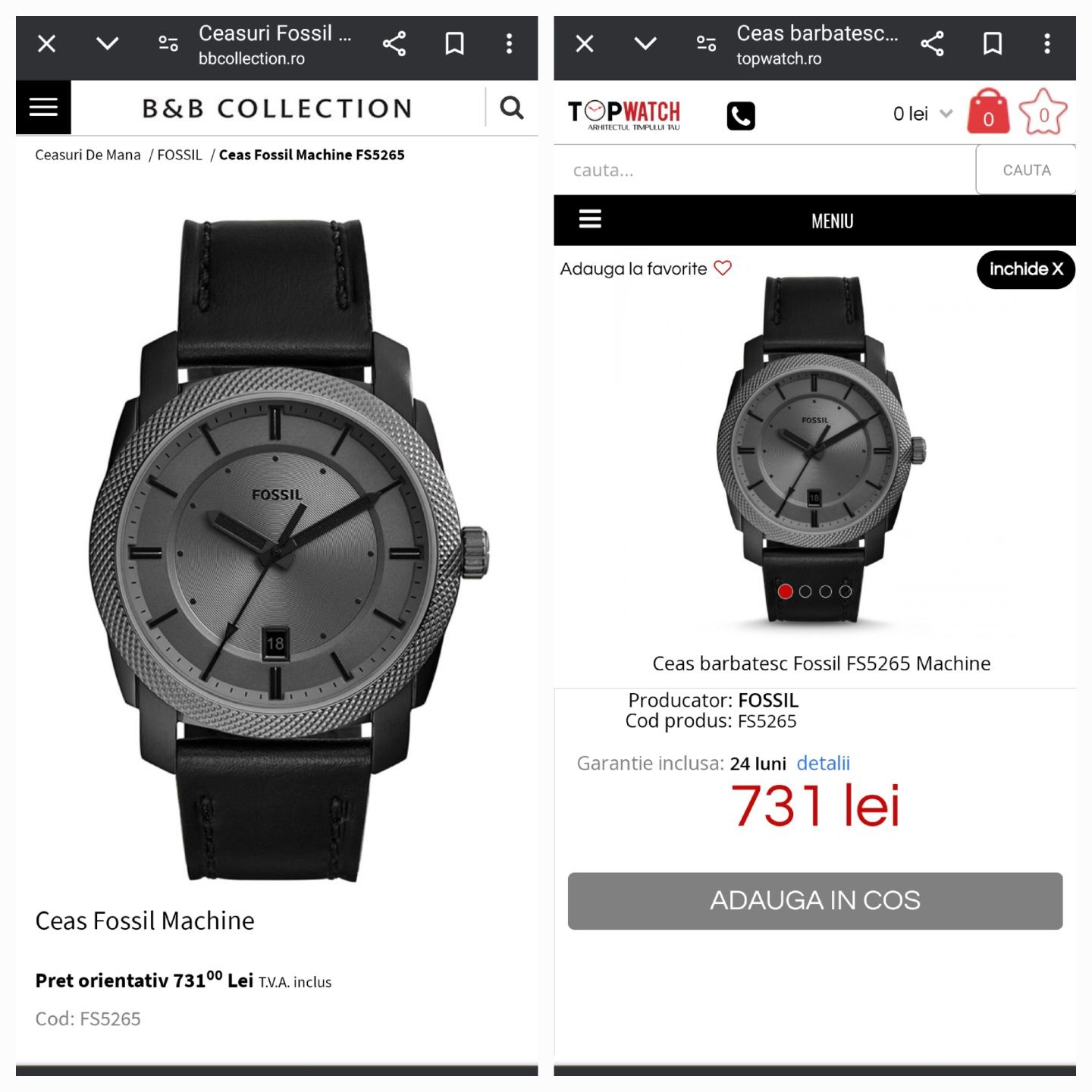 Fossil Fs5265 2 Curele Lugoj OLX.ro