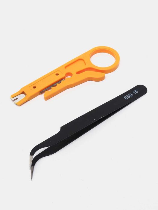 Паяльник электрический, набор с регулировкой температуры, 80 Вт