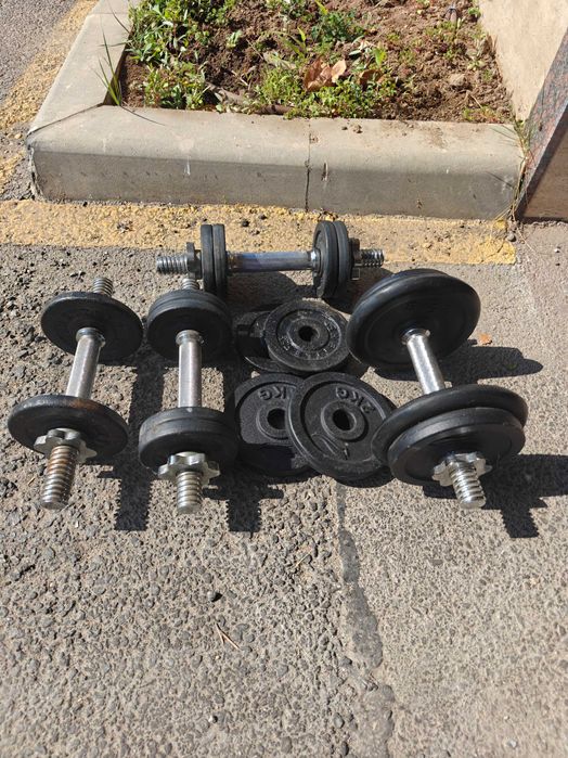 Регулируеми метални дъмбели и тежести