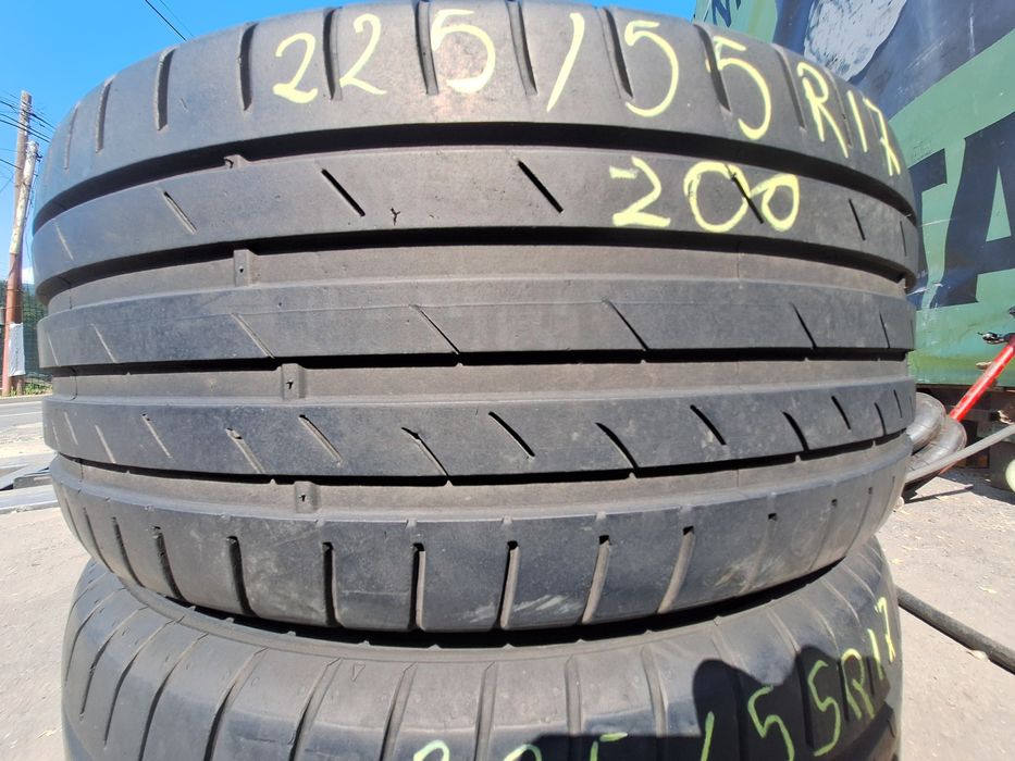 2 anvelope vara 225/55r17 Kumho  dot 2022 Montaj Gratuit