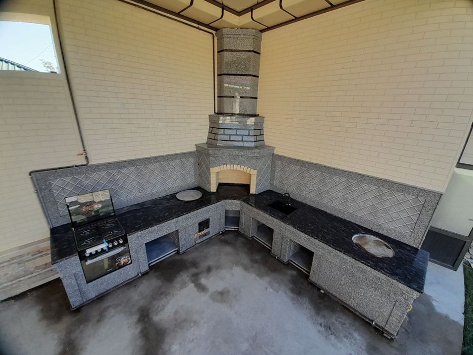 Строительство БАРБЕКЮ КАМИН