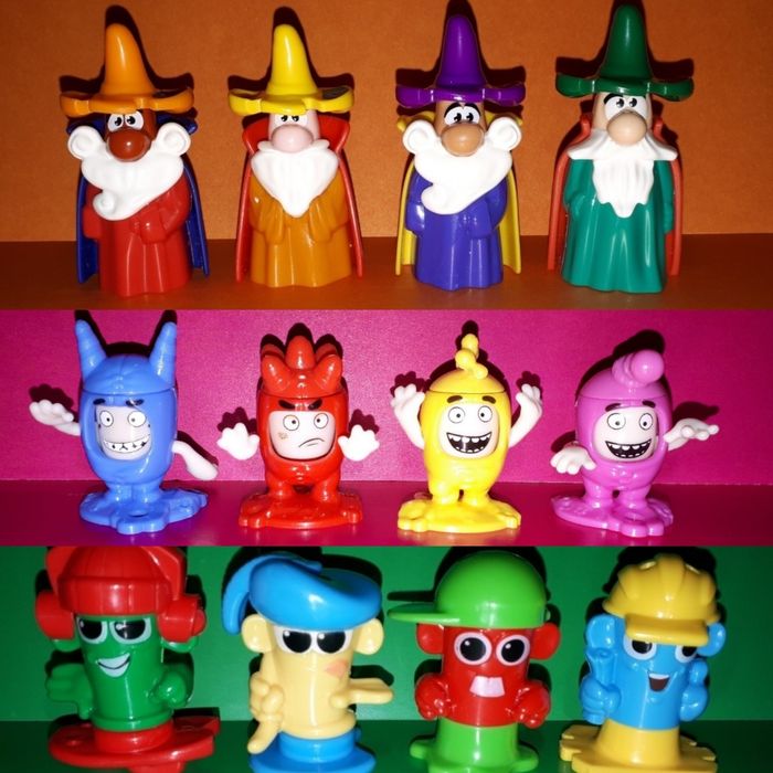 Серии Kinder Surprise из 4-х игрушек