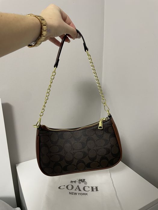 Geantă Coach maro