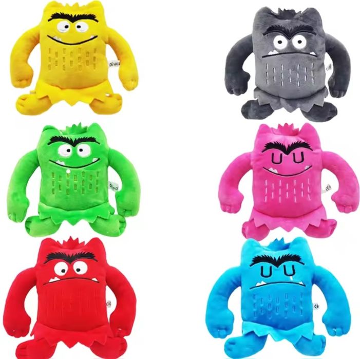 Плюшена играчка The Color Monster, 25см, Плюшени чудовища