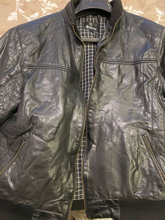 Яке от естествена кожа