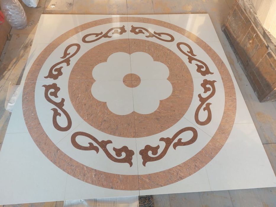 Напольный кафель мозайка