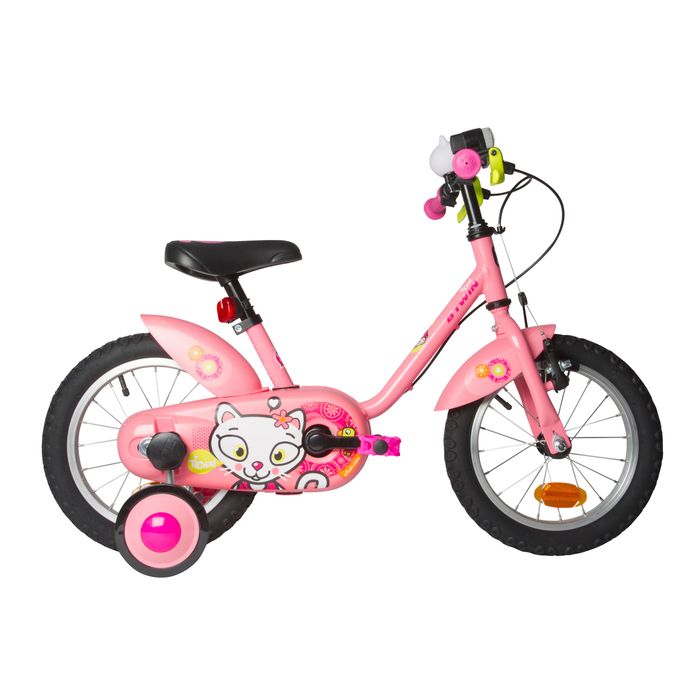 Bicicletă 14" Ticha Roz Copii - 14" - (SecondHand) Decathlon