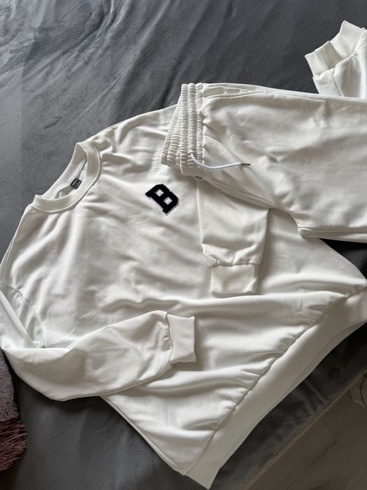 Мъжки  бял спортен екип