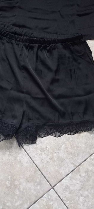 Pijama de seara dama din saten ,cu eticheta ,M/38/40