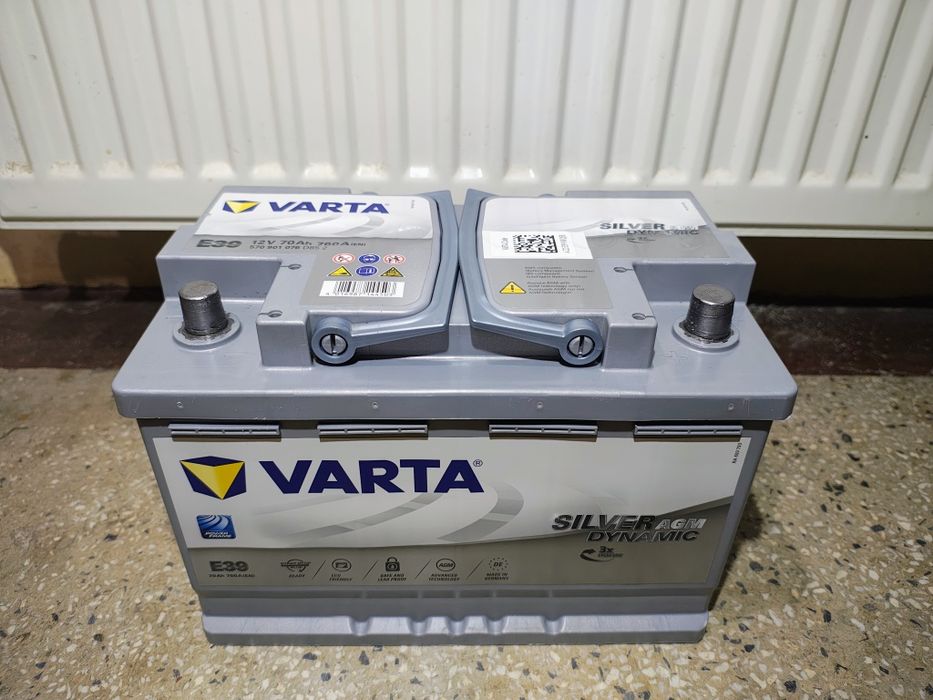 Baterie auto Varta 70Ah AGM start stop import.