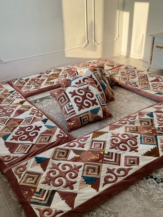 Құрақ көрпе жастықпен