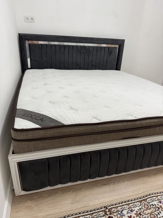 Срочно продам двухспальный кровать с ортопедическим матрасом