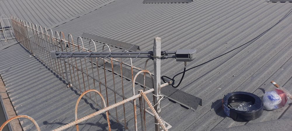 Установка пороборической антенны