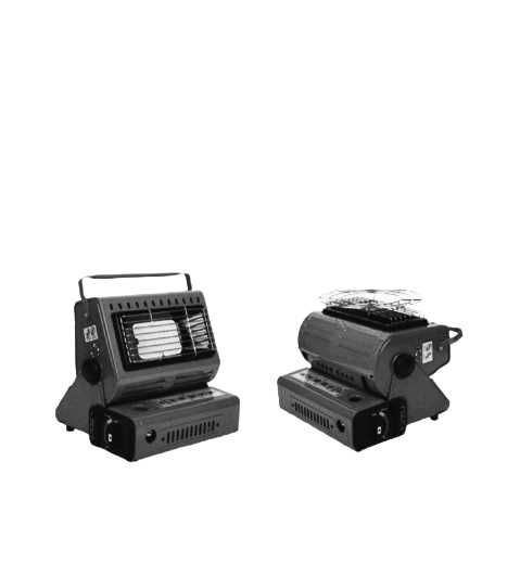 Газова печка+ котлон, Пиезо запалване, 2 в 1, Черен цвят