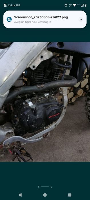 Motocros honda motor cbf 125