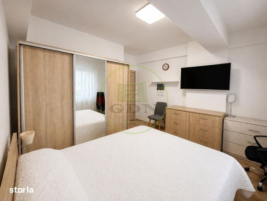 Apartament 2 camere | 47,9 mp + balcon 9,9 mp | Etaj 1/3 | Centrala pr