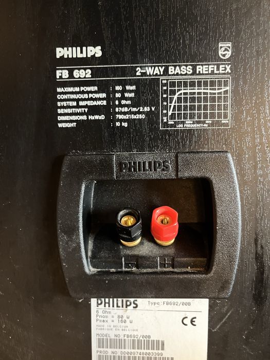 Boxe Philips FB 692 – 2-Way Bass Reflex – Sunet puternic