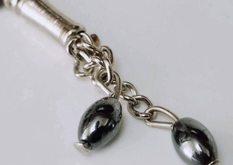 Rozariu (Tasbih) cu margele de hematit natural, copii