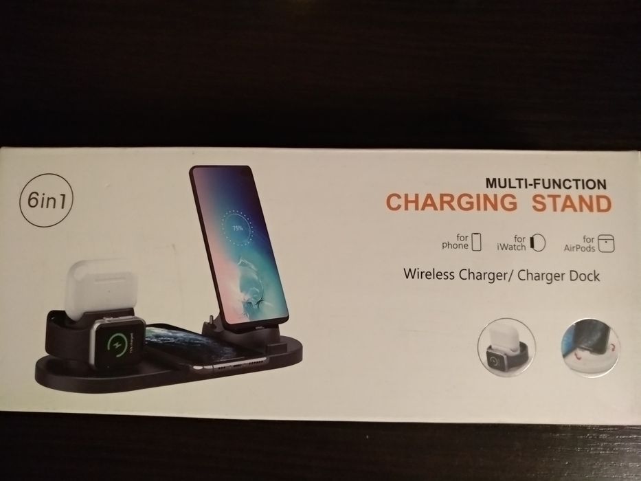 Зарядная станция 6 в 1 белая